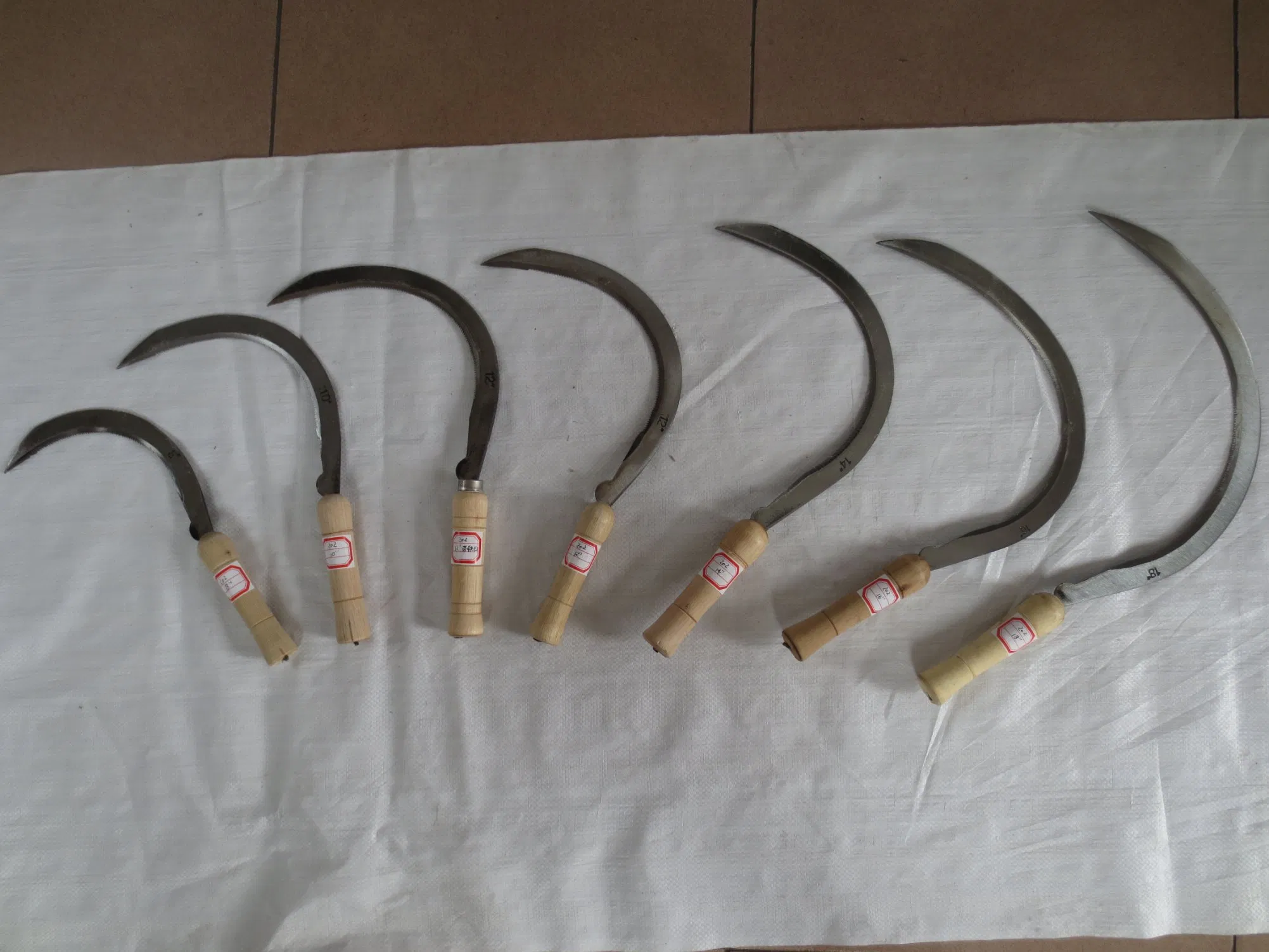 Sickle with Wooden Handle