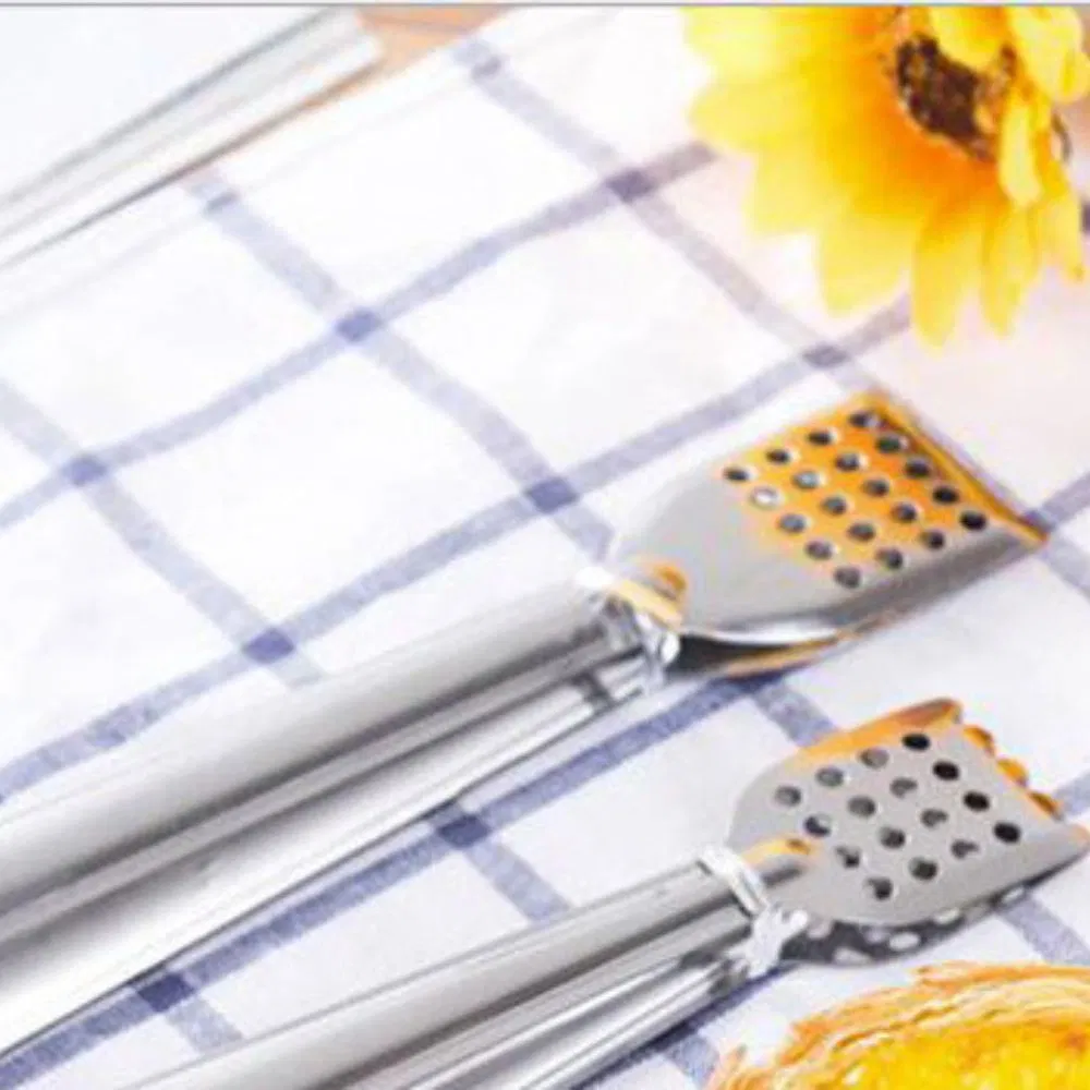 2 Piece Elegant Food Premium Stainless Steel Kitchen Tongs Bl12247