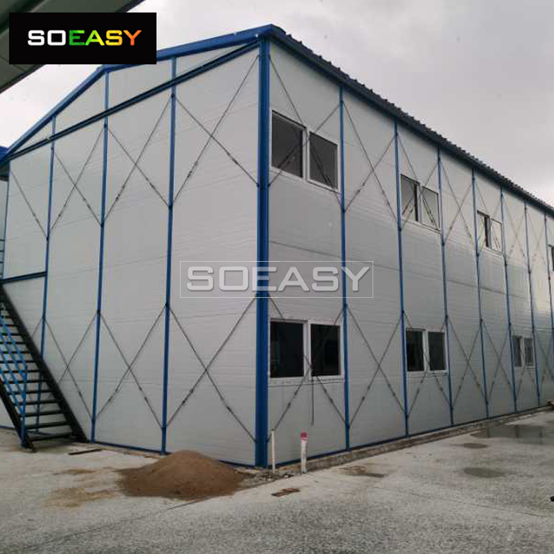 Steel Structure Sandwich Panel Easy Assemble Prefab House for Dormitory/School