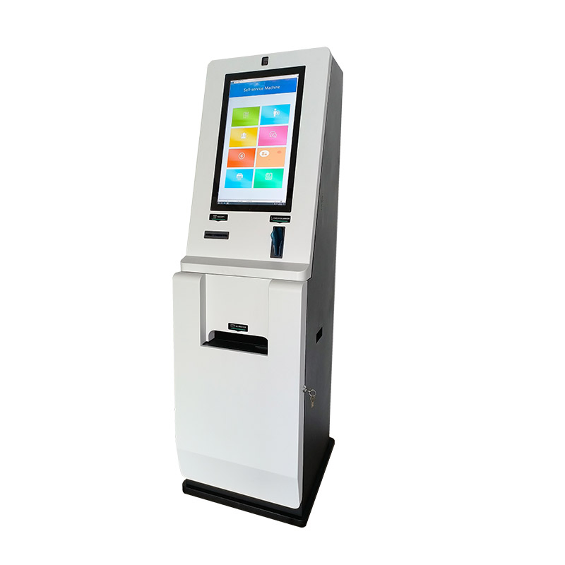 Multi-Functional Automated Touch Screen Kiosk Bill Payment Machine A4 Printing Kiosk