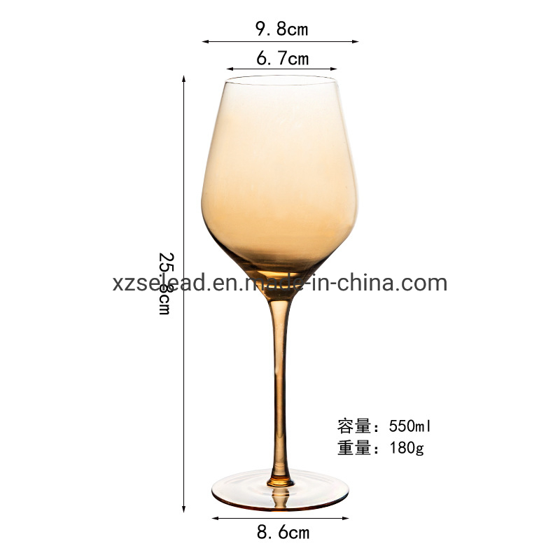 Hot Sale Series Crystal Clear Red Wine Glass Champagne Glass Drinking Glass Goblet Cup Stemware