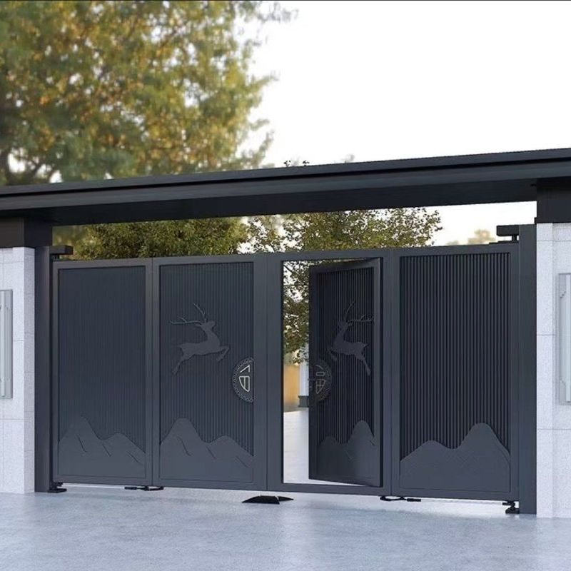Stylish Traditional Design Aluminum Folding Doors for Luxury Villas Entrance