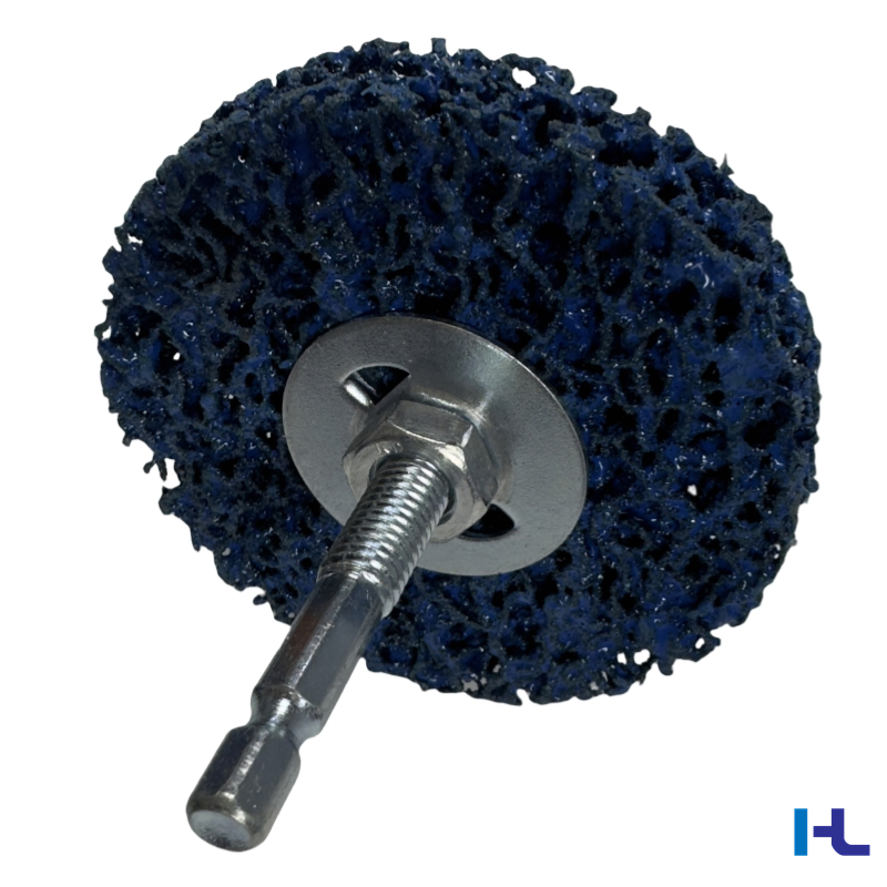 100mm Black Strip and Clean Disc with 6mm Shank Shaft