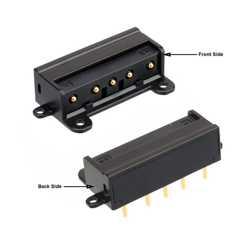 Universal V-Mount 5-Pin Terminal Holder Battery Bracket Connector Block
