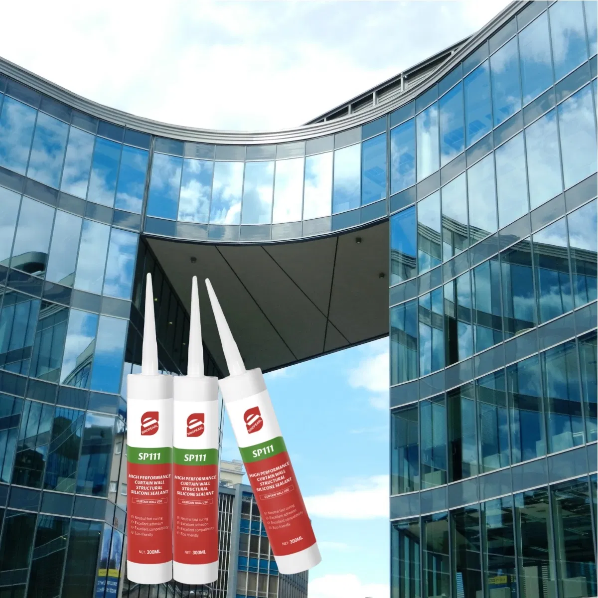 Sinopearl Bond Joint Super Glue for Curtain Wall Structural Silicone Sealant for Building Materials Made in China