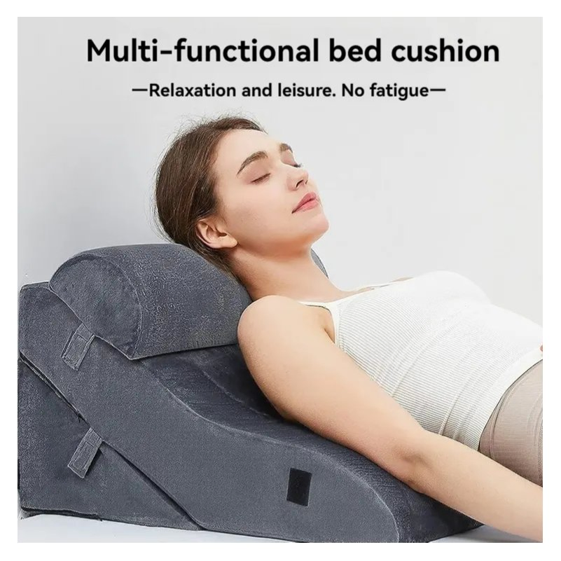 Orthopedic Anti Snoring Folding Body Position Orthopedic Reading Back Pillow Bed Wedge Pillow