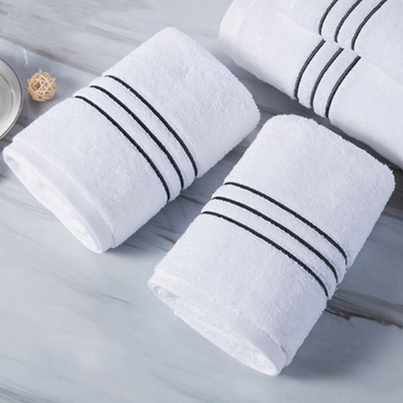 Soft Terry Cotton Bath Towels for Hotel Bathroom and Home Decor