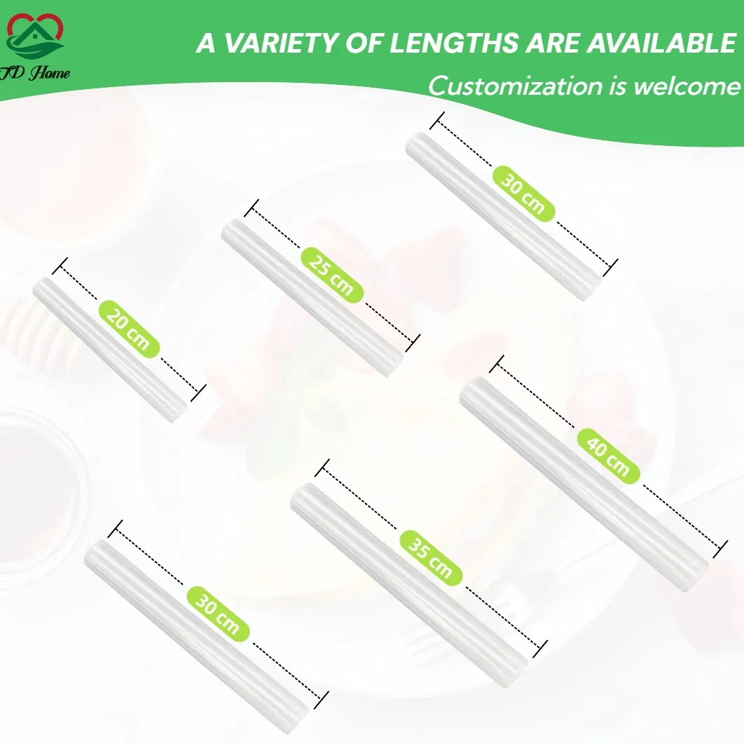 Food Grade 12'' X 328 Feet PE Food Cling Wrap Film Cling Film for Vegetable Packaging