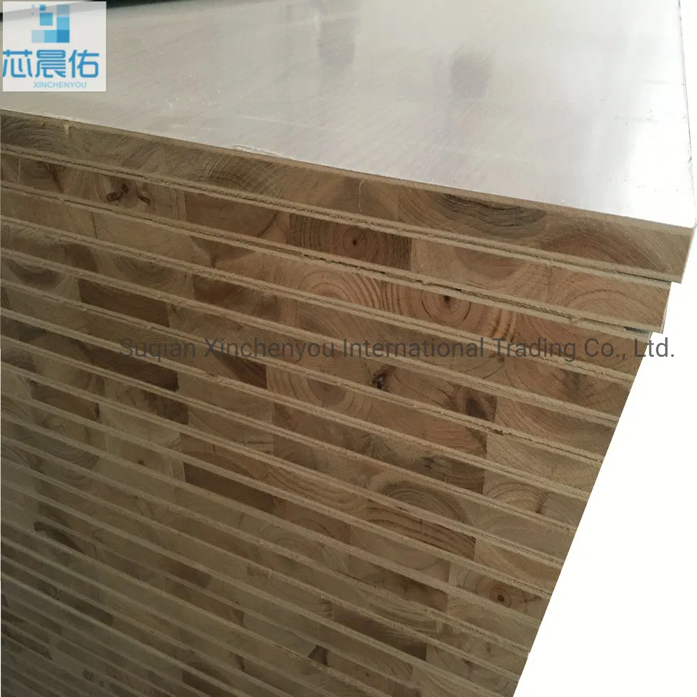 Best Price 15/17/18mm Melamine Faced Pine Material Block Board for Home Furniture Board
