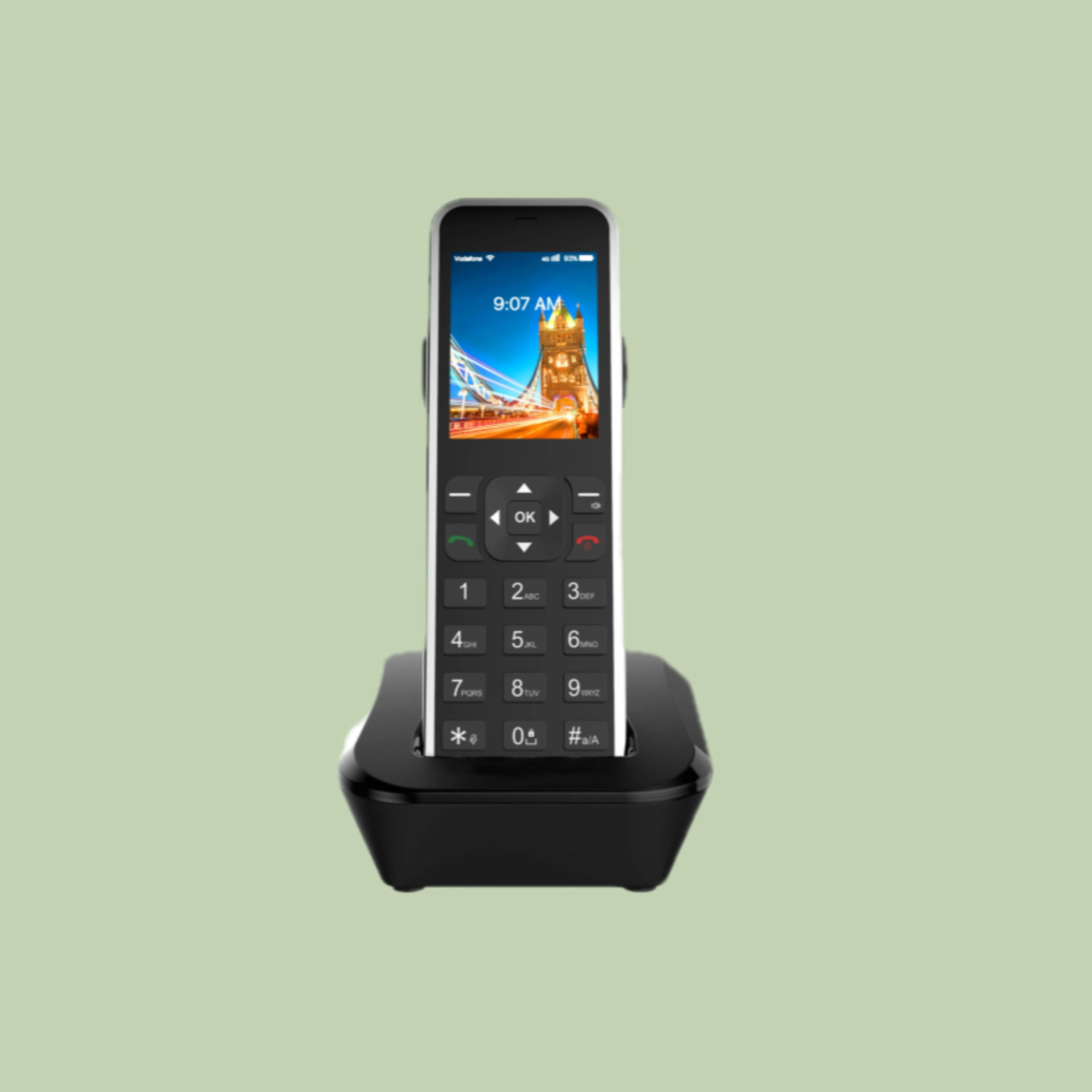 Smart Desk Phone with WiFi Hotspot 2.4-Inch Color TFT