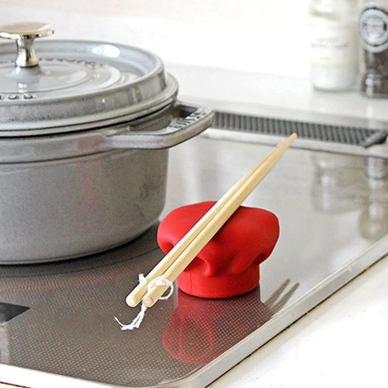 Hat Shaped 4 Pack Silicone Heat Resistant Oven Mitts for Cooking Baking