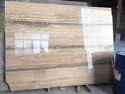 Wholesale Marble Stone Italy Silver Grey Travertine Pavers Honed Marble Slab Travertine Outdoor Floor Tile for Projects