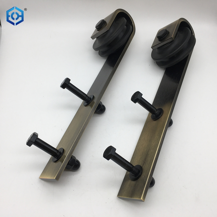 Double Sliding Barn Door Hardware Wood Door Sliding System