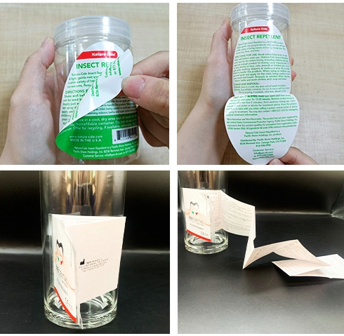 Composite Film & Paper Labels for Food Packaging High-Temperature Resistant Composite Polyester Labels