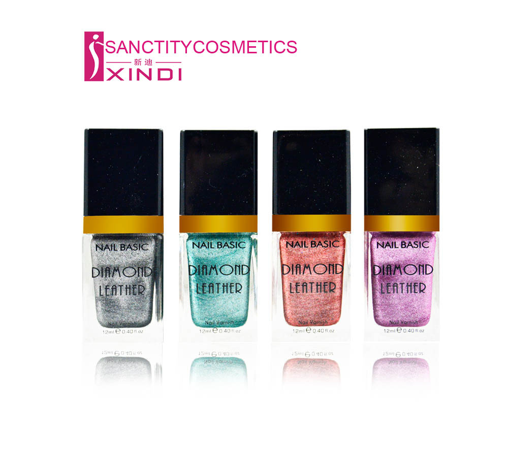 Hot Selling Waterproof Non Toxic Diamond Pearl Nail Polish