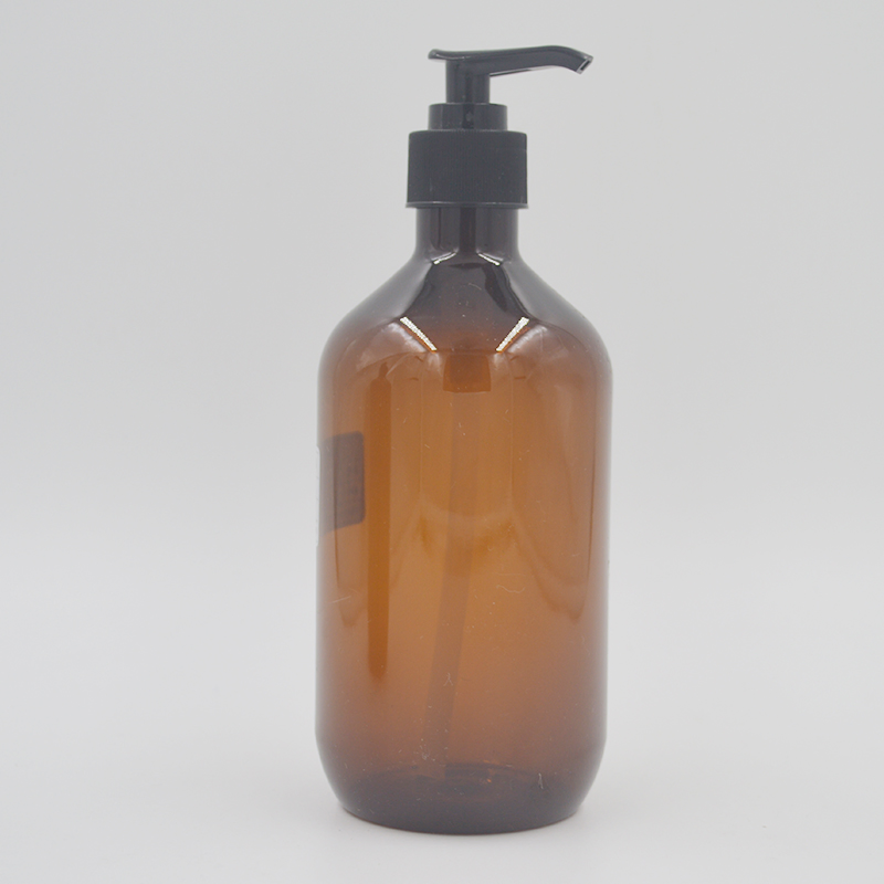Stock Plastic Pet 500ml Bottle Liquid Shampoo Santizer Bottle