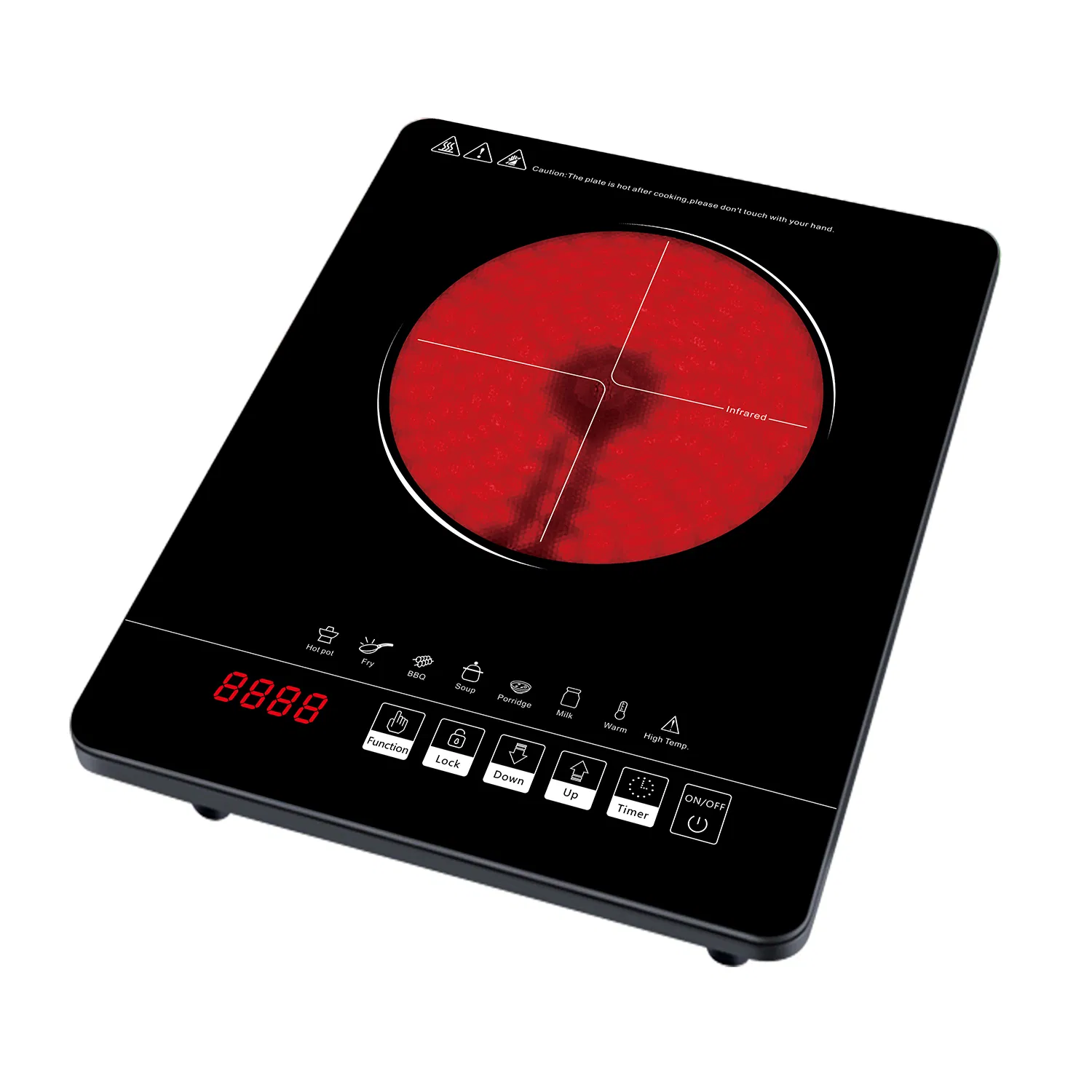 Household Appliance High Efficiency 2000W Electric infrared Cooker