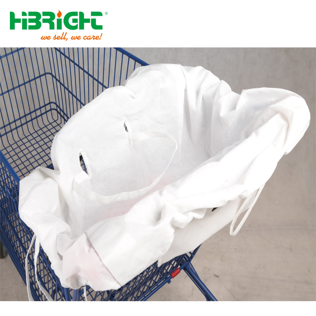 Hypermarket Disposable Anti-Bacterial Fabric Soft Shopping Cart Baby Seat Cover
