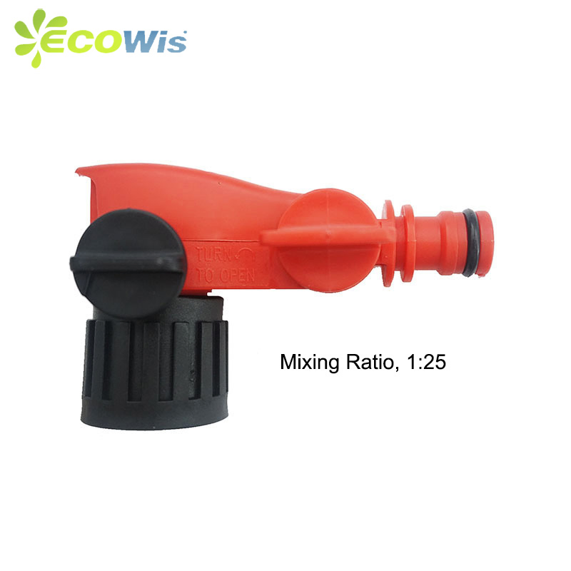Garden Hose End Sprayer 28/410mm Bottle Cap Foam Sprayer for Pesticides Chemicals Cleaning Watering