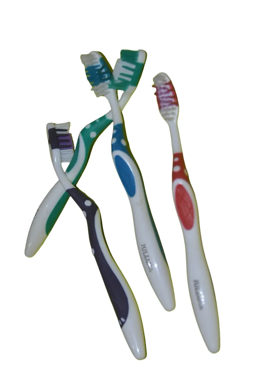 PLA Toothbrushes Biodegradable Adult Toothbrushes Ultrasoft Tapered Bristle Toothbrushes