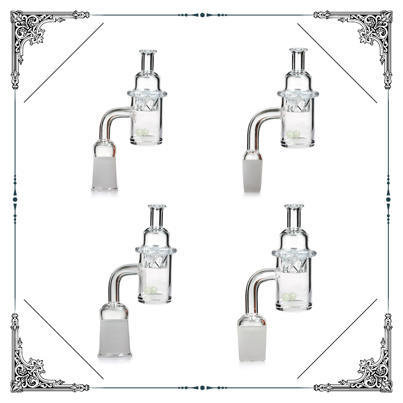 25mm Quartz Banger Helix Function Cap Oil Burner Pipe Smoking Glass Smoking Accessories