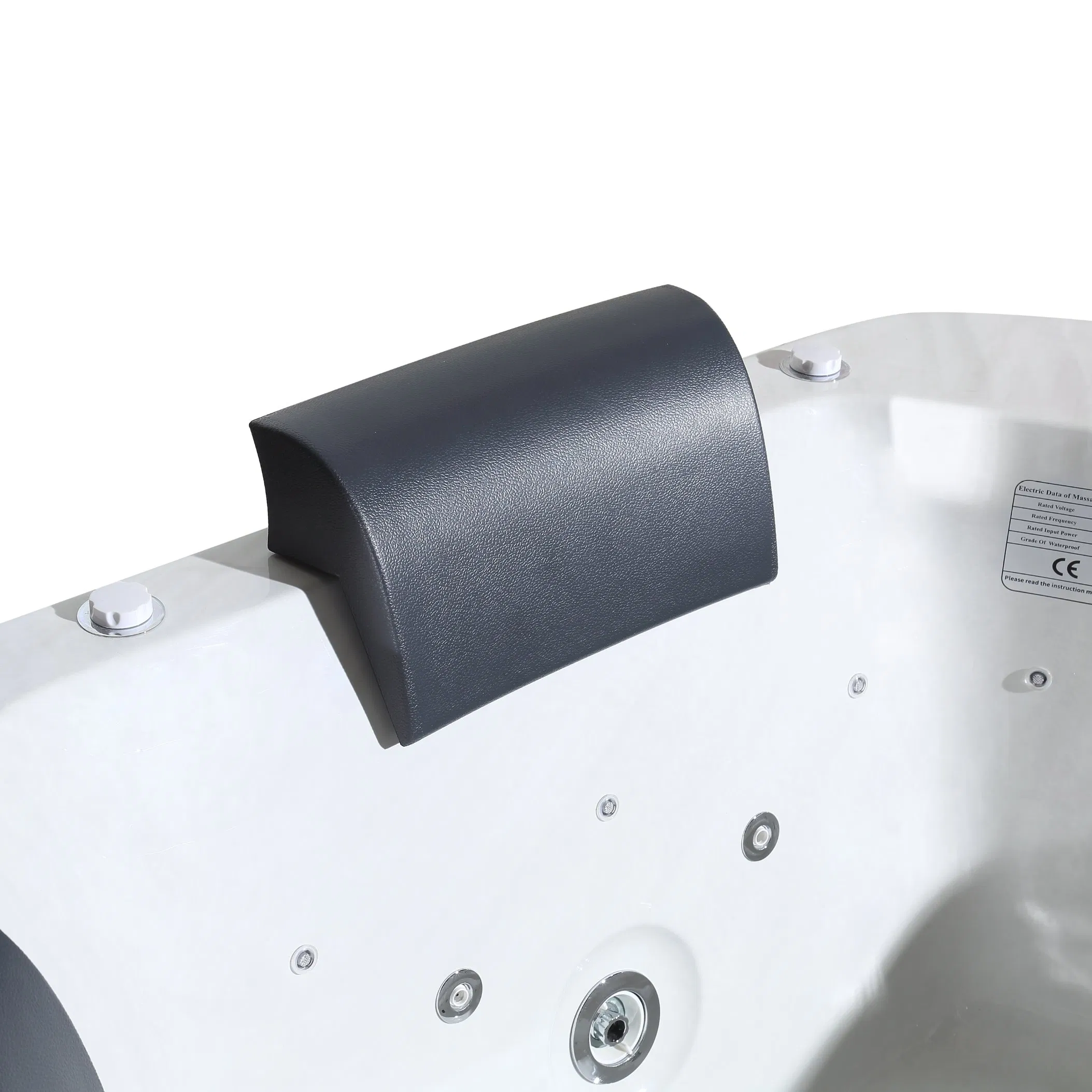 Акриловая 5-местная СПА ванна для сада с деревянной отделкой