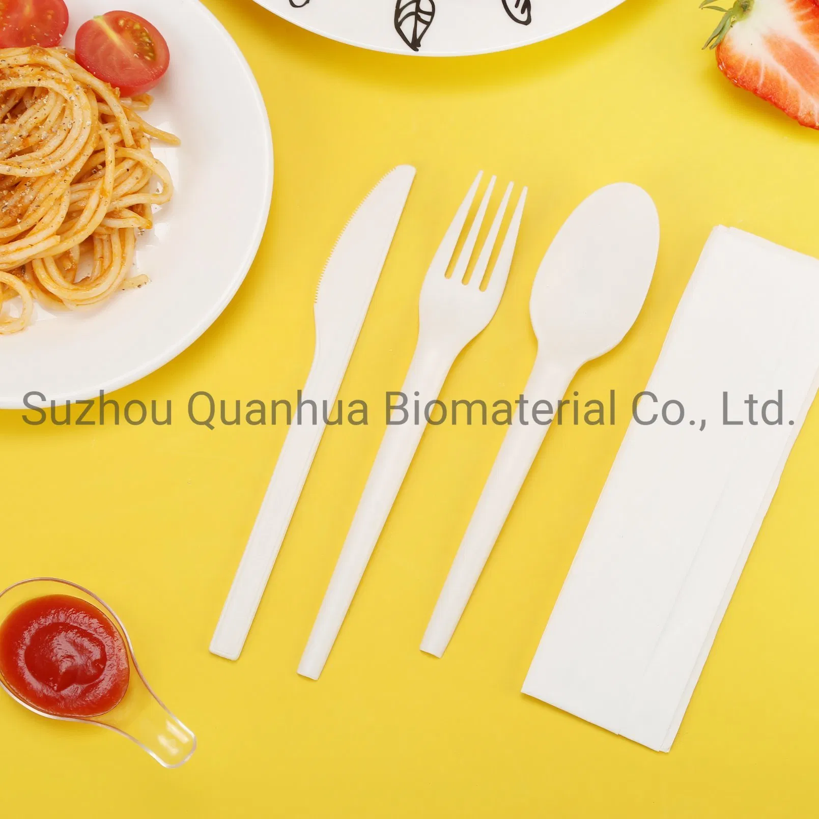 Take-Away Strong Eco-Friendly Disposable Cpla Cutlery