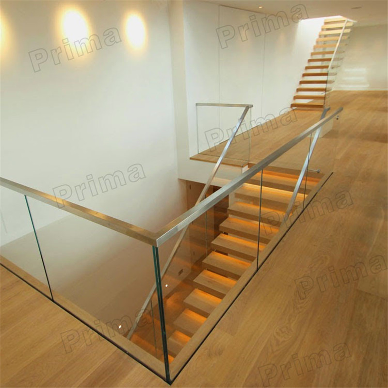 Aluminium Glass Stair Balustrade U Channel Aluminium Glass Railing