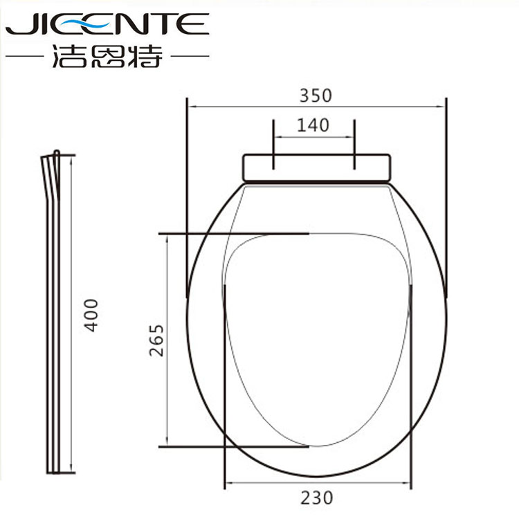 H299 Economic Sanitary Ware Soft Close Plastic Round Toilet Seat