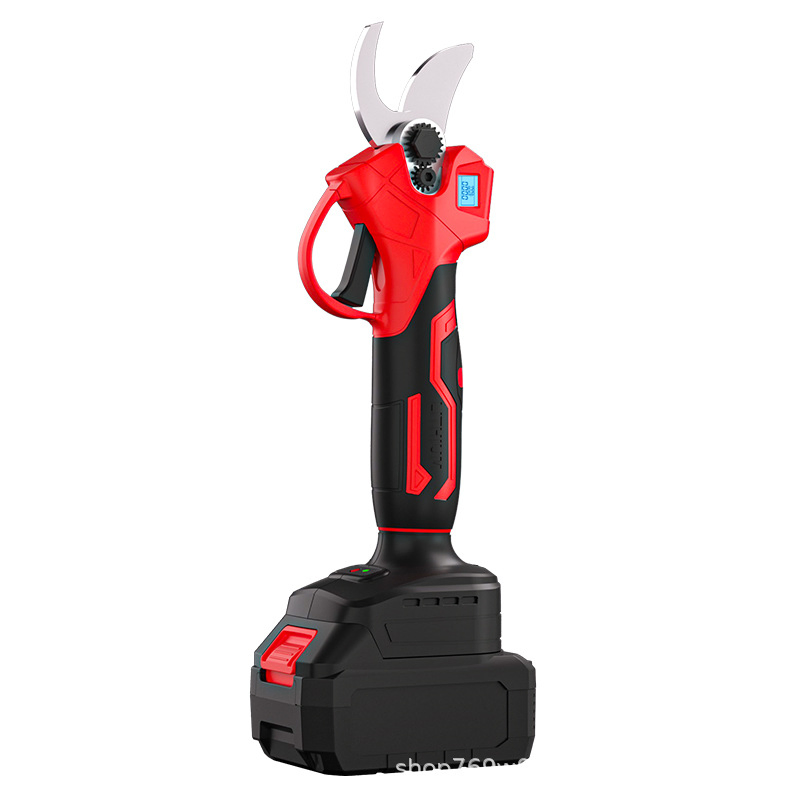 Аккумуляторные электроножницы для веток с дисплеем