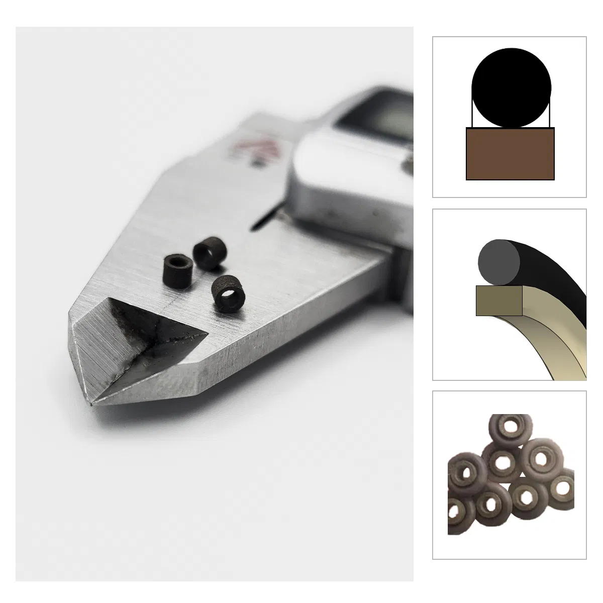 Двойное поршневое уплотнительное кольцо для гидроцилиндров