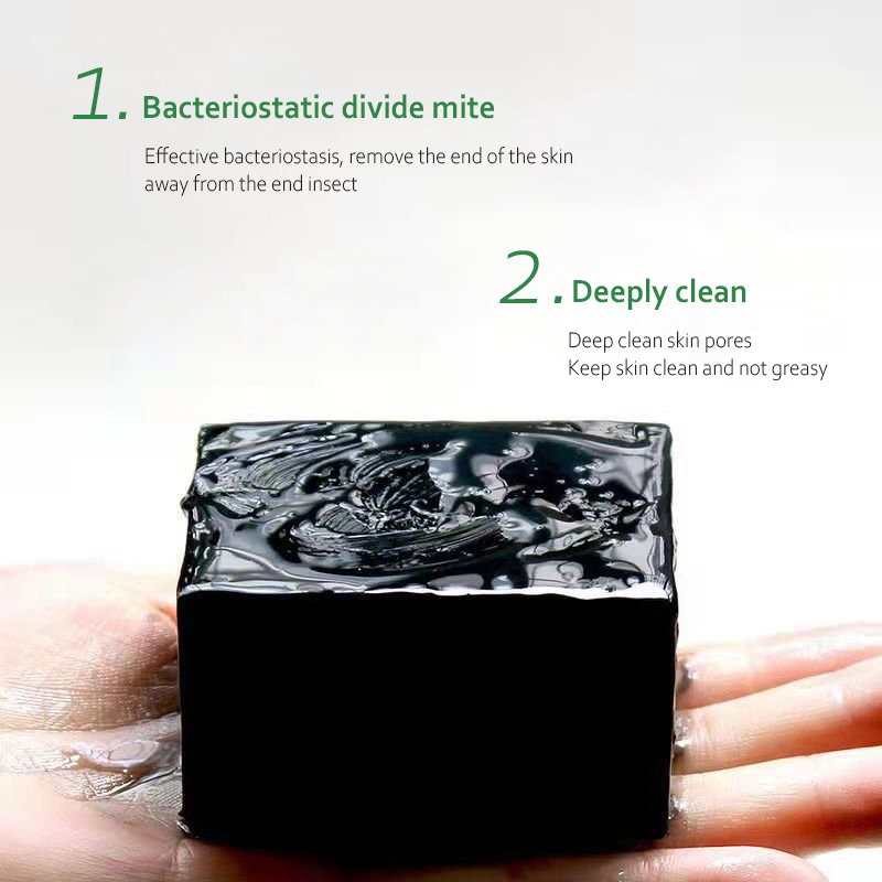 Customize Logo Moisturizer Black Mud Deep Purifying Peel off Facial Face Handmade Charcoal Soap