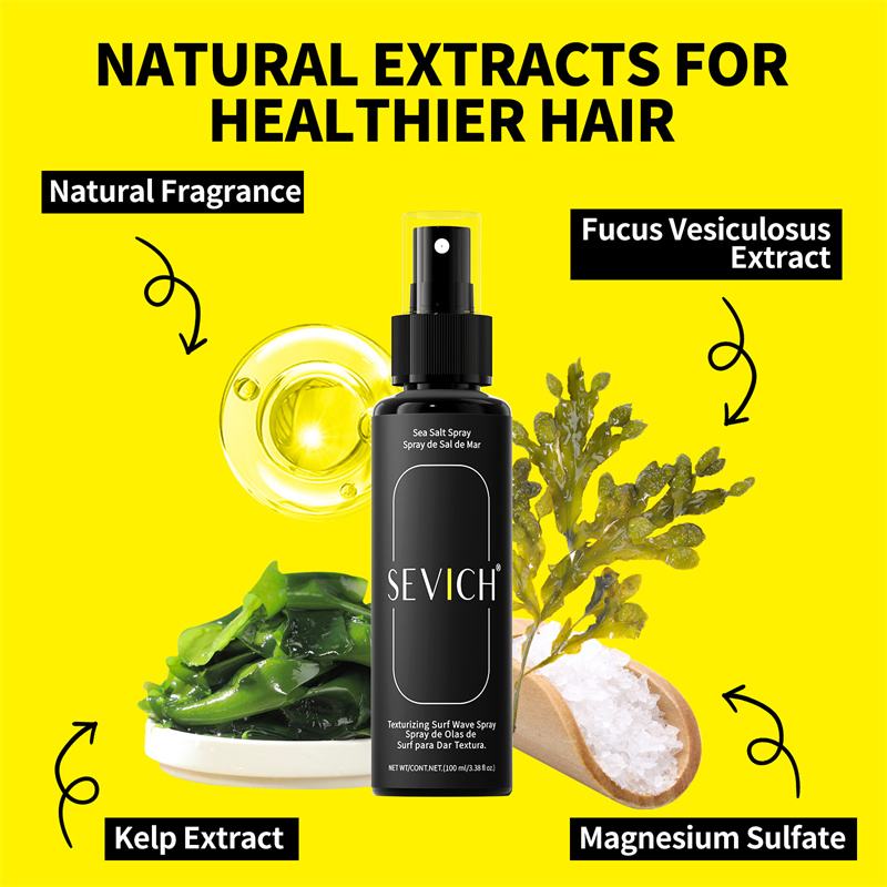 Sea Salt Spray Custom Logo Wholesale Men Hair Styling Products Wave Texture Seasalt Spray
