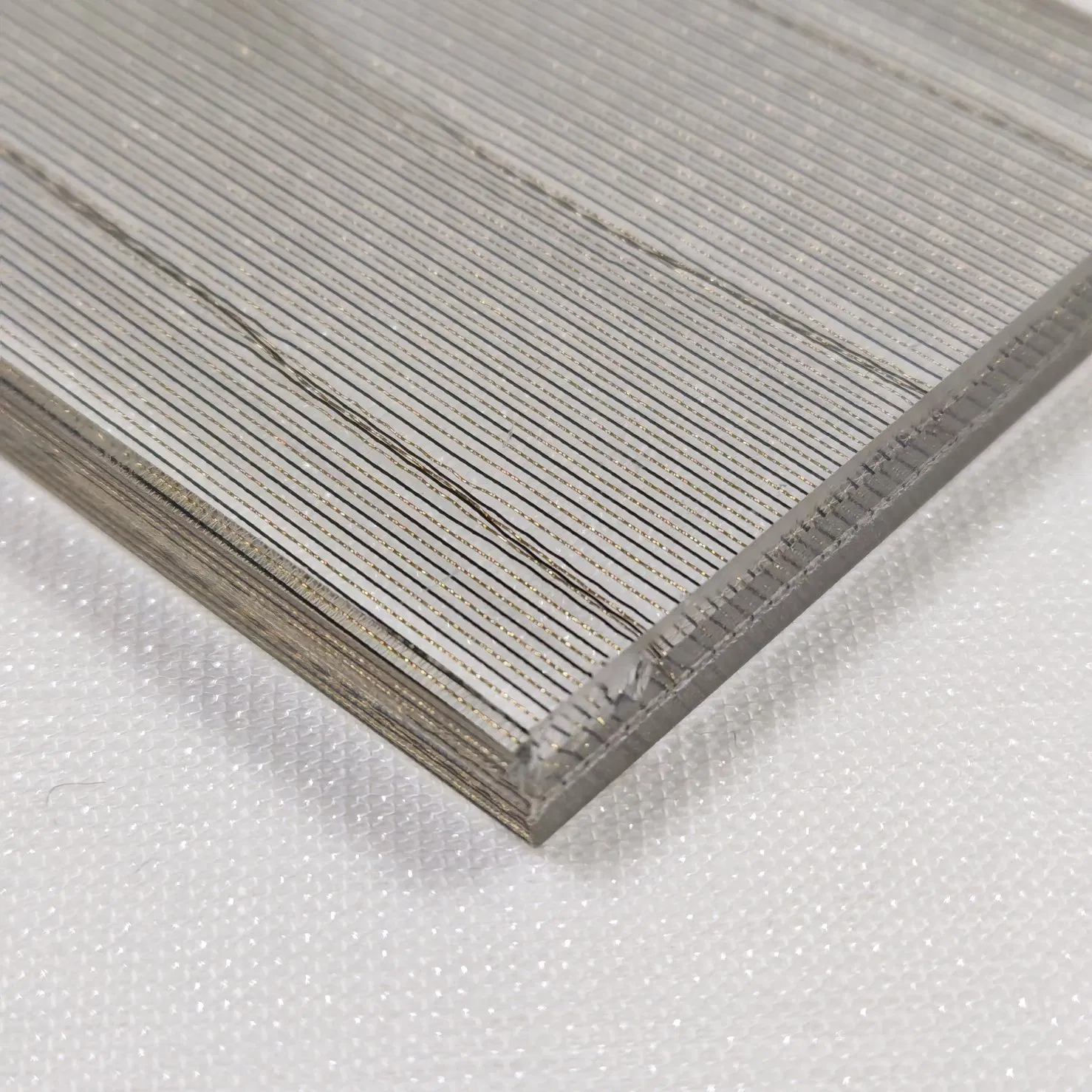 Sparkling Crystal Luminous Furniture Glass Common Laminated Glass