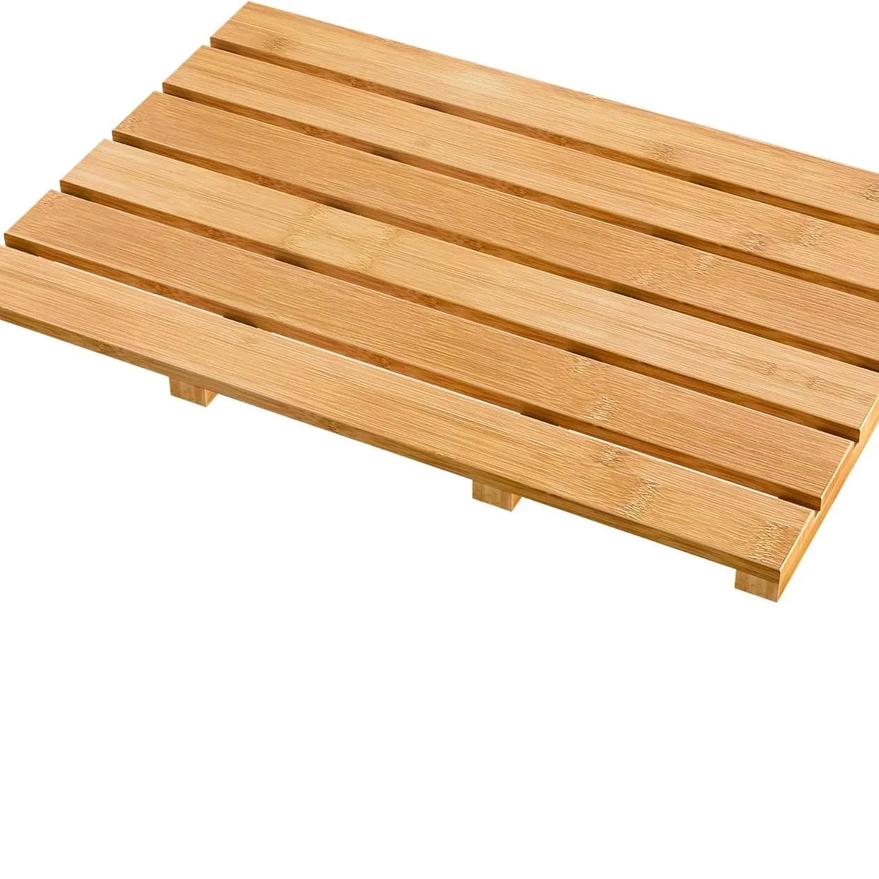 Anti Slip Bamboo Mat Sturdy Waterproof Bathroom Carpet Suitable for Both Indoor and Outdoor
