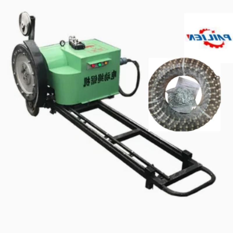 Электрическая канатная пила для резки камня