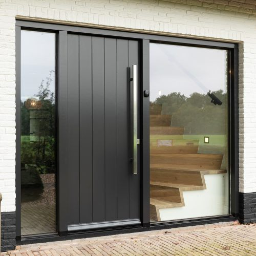 Exterior Entrance Entry Other-Doors Metal-Door Metallic Stainless Steel Aluminum Security-Door for House Decor