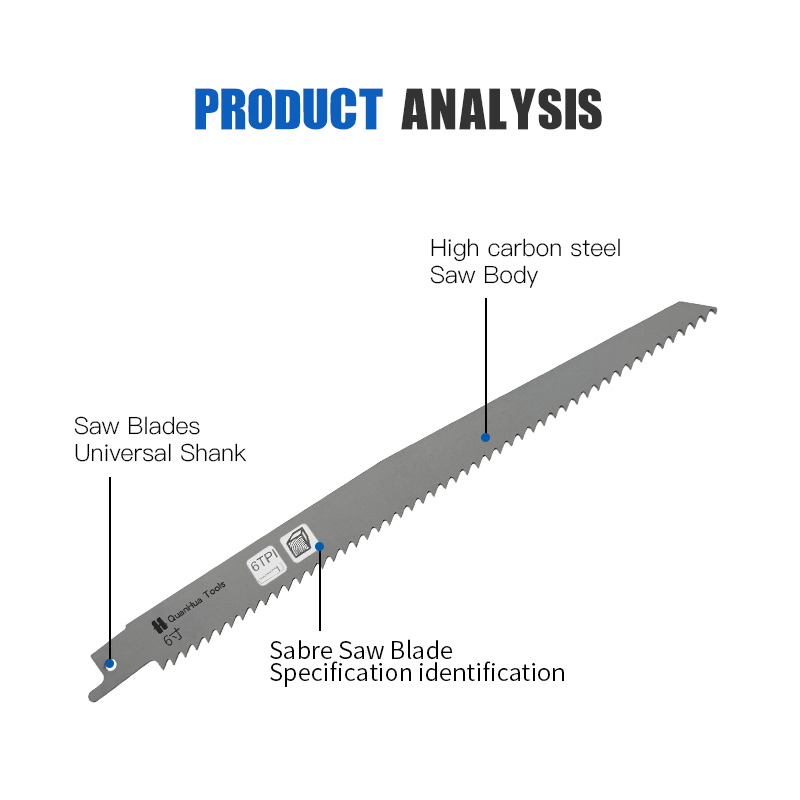 Пильное полотно 227мм для сабельной пилы