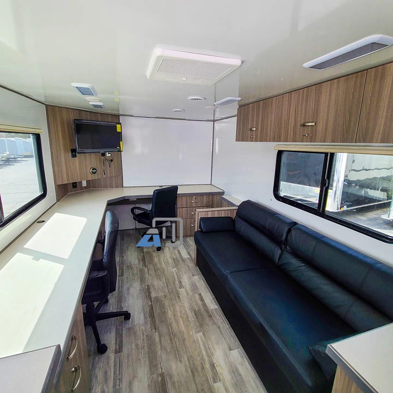 Mobile Office Trailer on Wheels Outdoor Office Truck Tiny Home