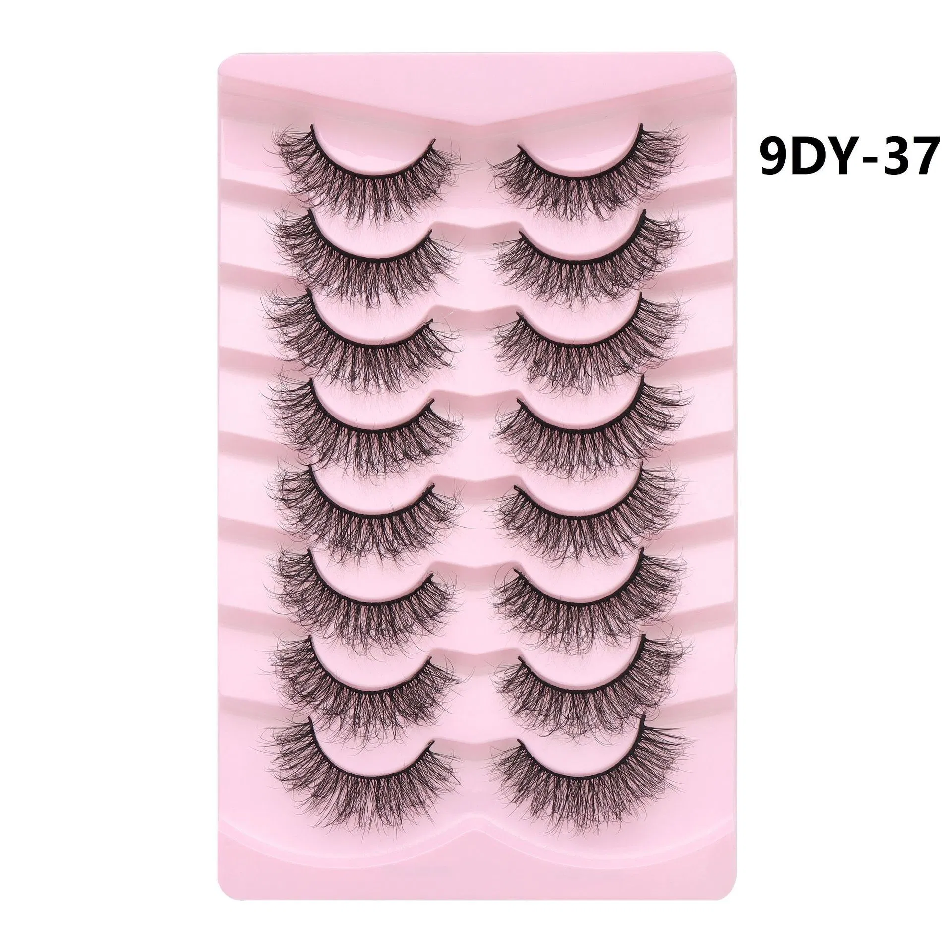 Private Label New Eyelashes 3D Mink Eyelash 8 Pairs Wholesale Price