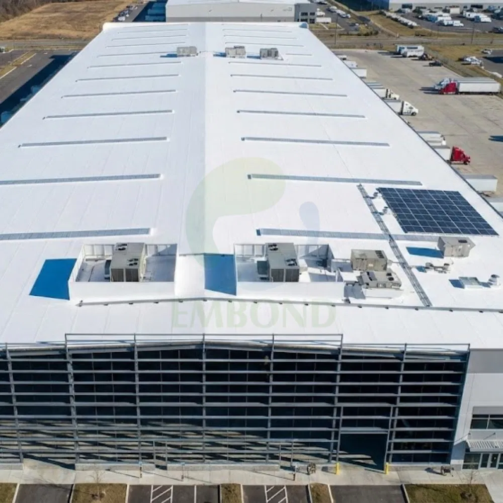 Anti-Corrosion White Tpo Single-Ply Roofing for Warehouse and Cold Storage