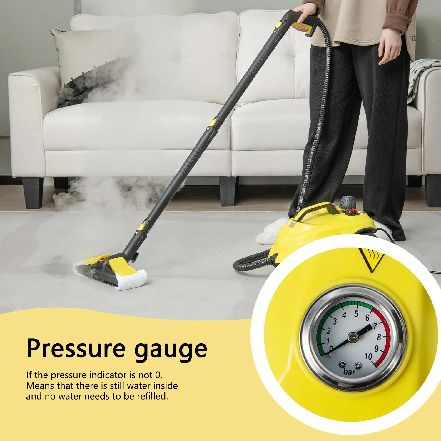 Multi Purpose Professional Household High Pressure and Temperature Steam Cleaner (HW618-A)