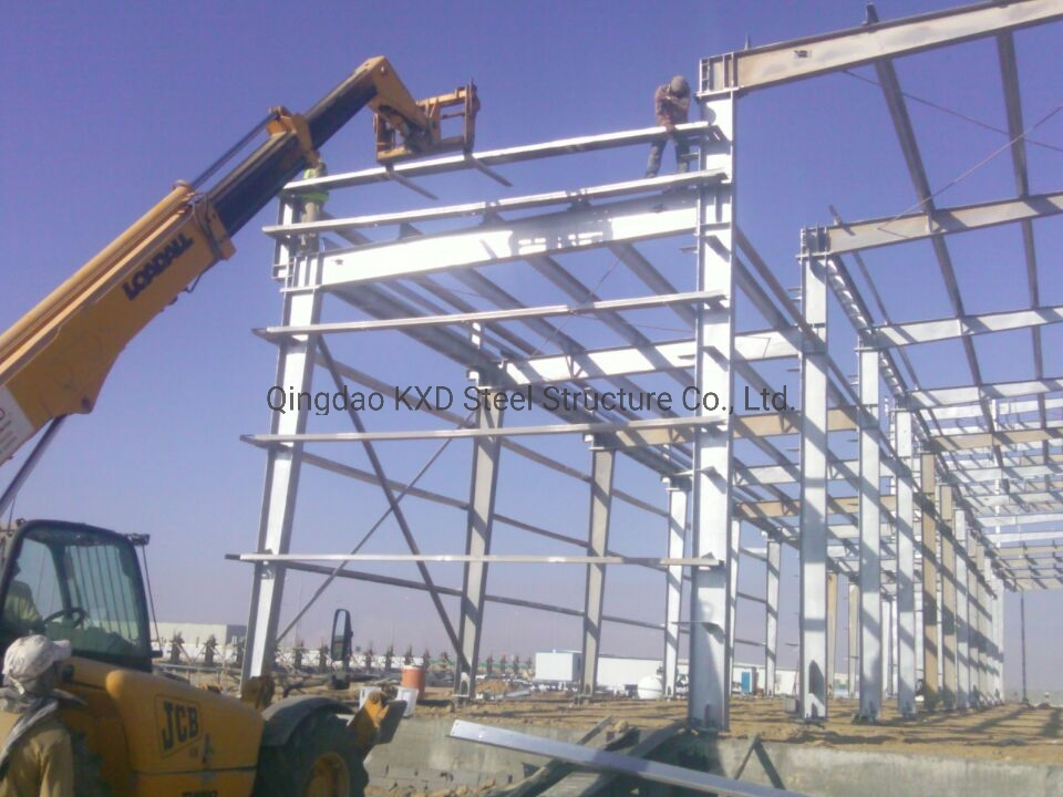 Welding or Bolt Steel Column, Beam, Truss Building Material Warehouse