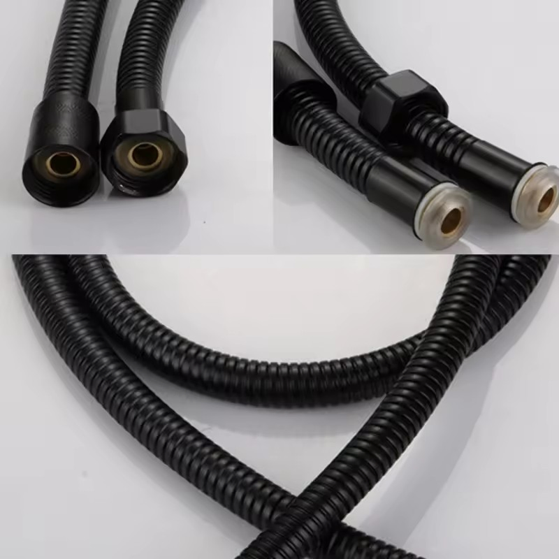Bathroom Shower Faucet Hose Titanium Golden 1.5m Stainless Steel Shower Hose