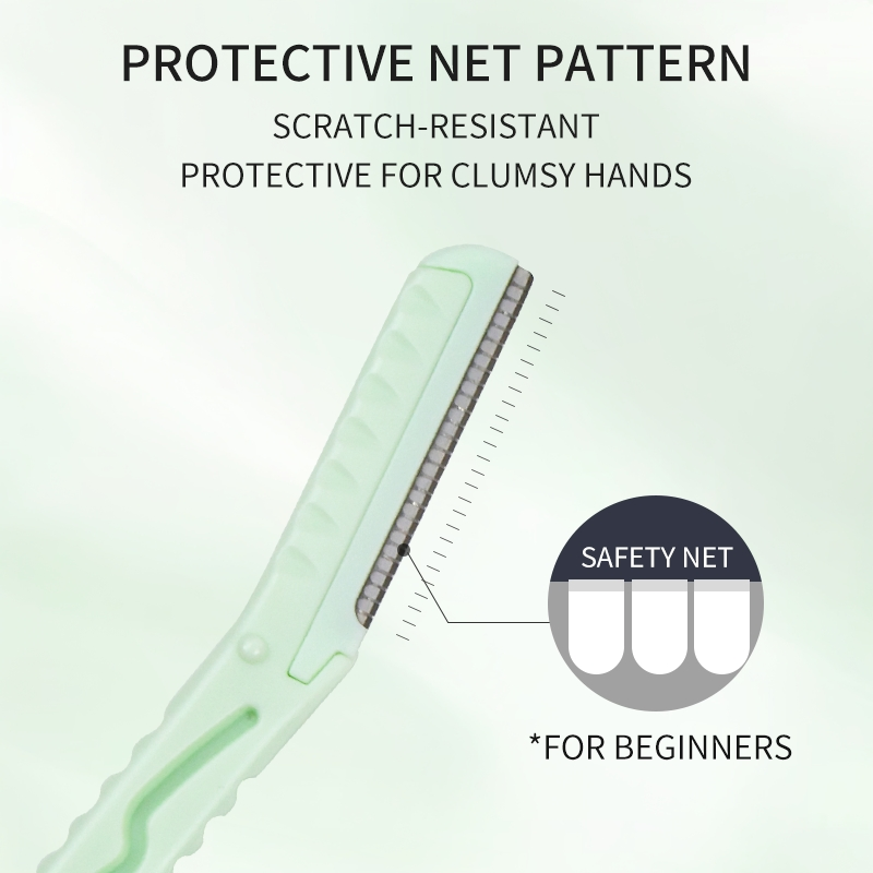 Sustainable Eyebrow Razor with Ergonomic Grip for 2025