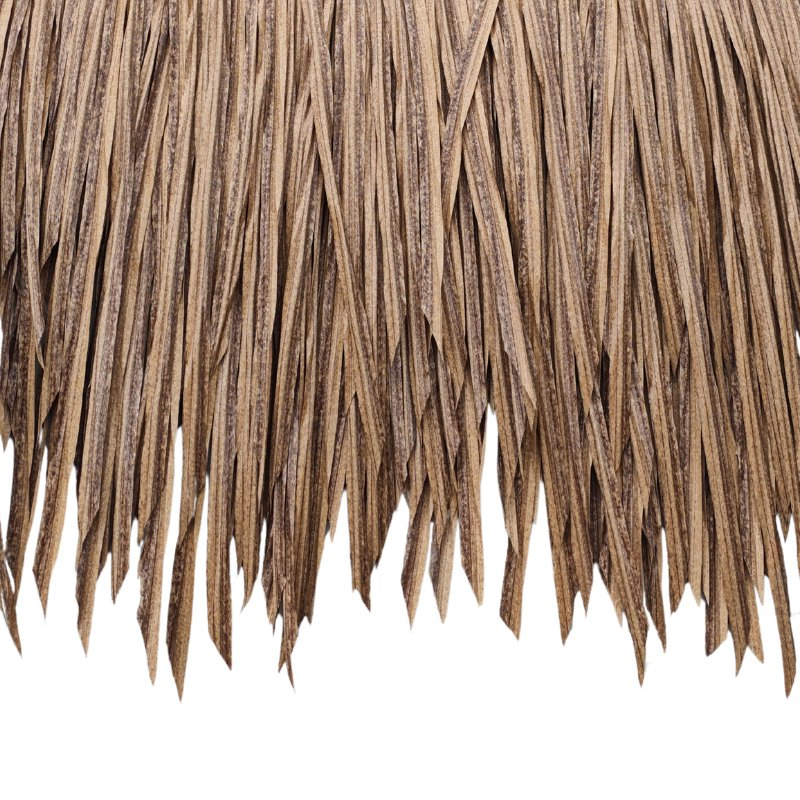 Fire Resistant Synthetic Thatch Roof Natural Look Artificial Straw for Beach Villas