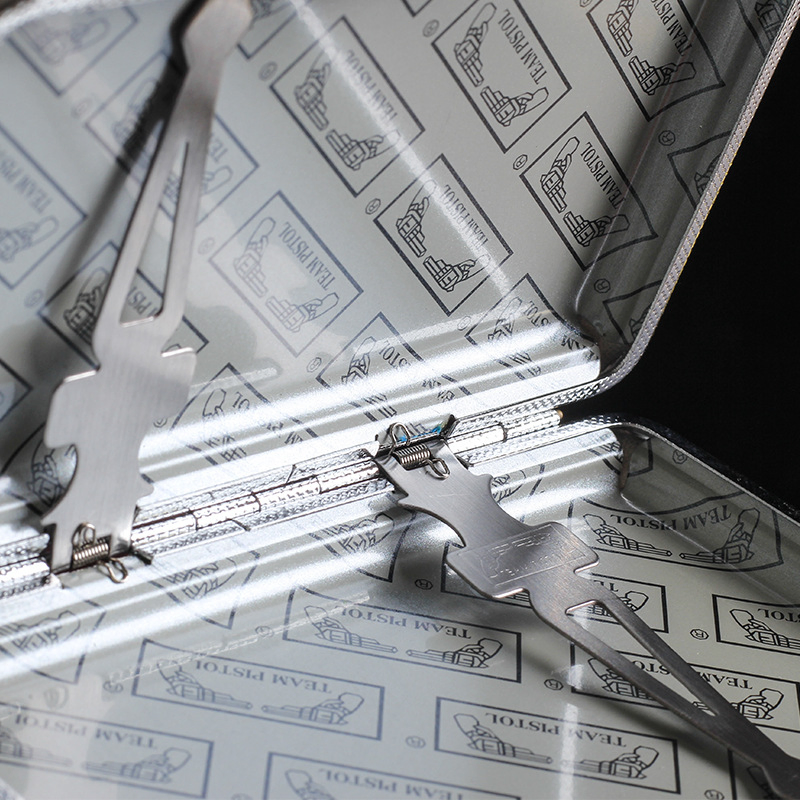 Ea181 Aluminum Super Slim Print Smoke Box PU Leather Metal Cases Luxury Casual Custom Design Smoking Pocket Carry Cigarette Case