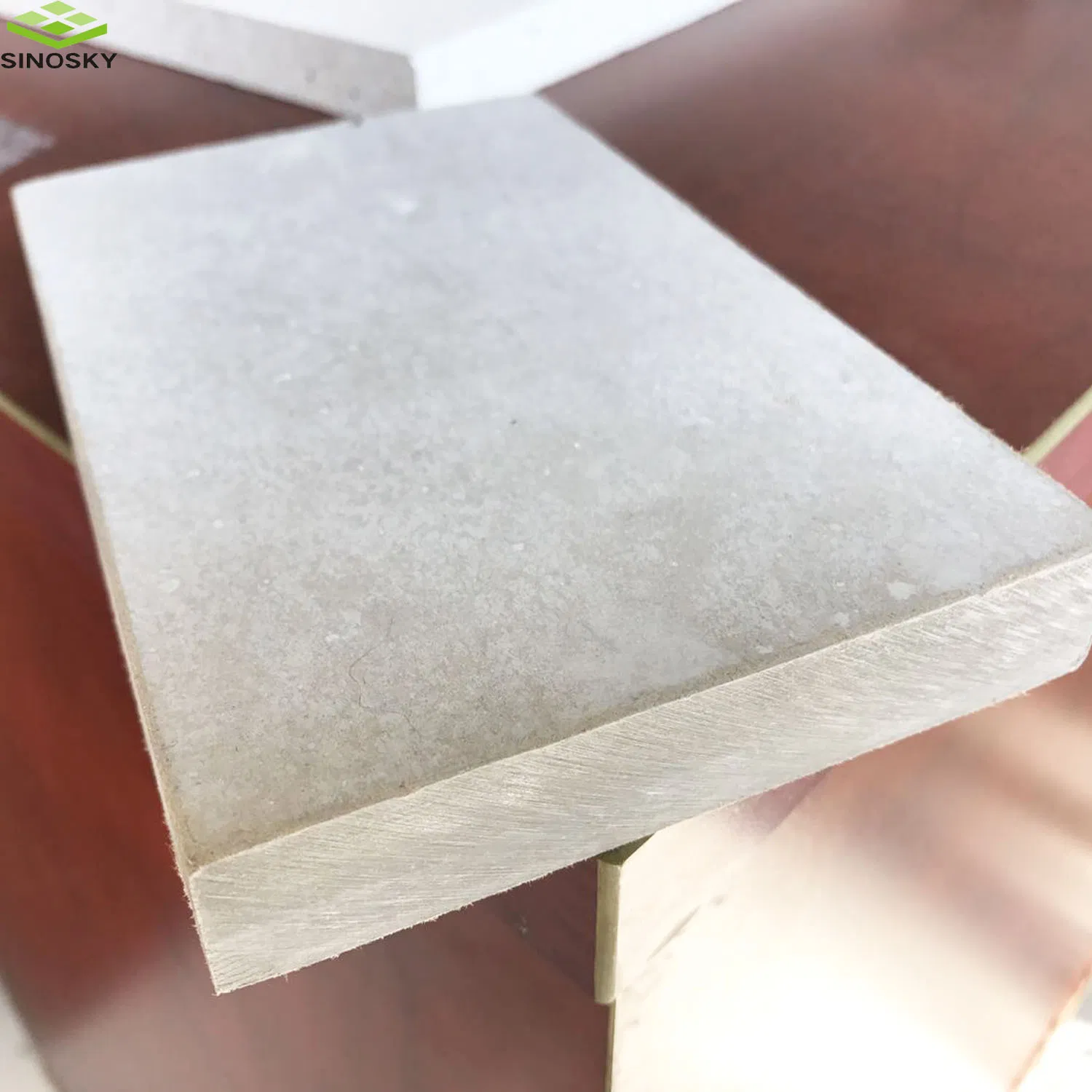 100% No Asbestos Non-Combustible Fiber Cement Board for Prefabricated House Wall