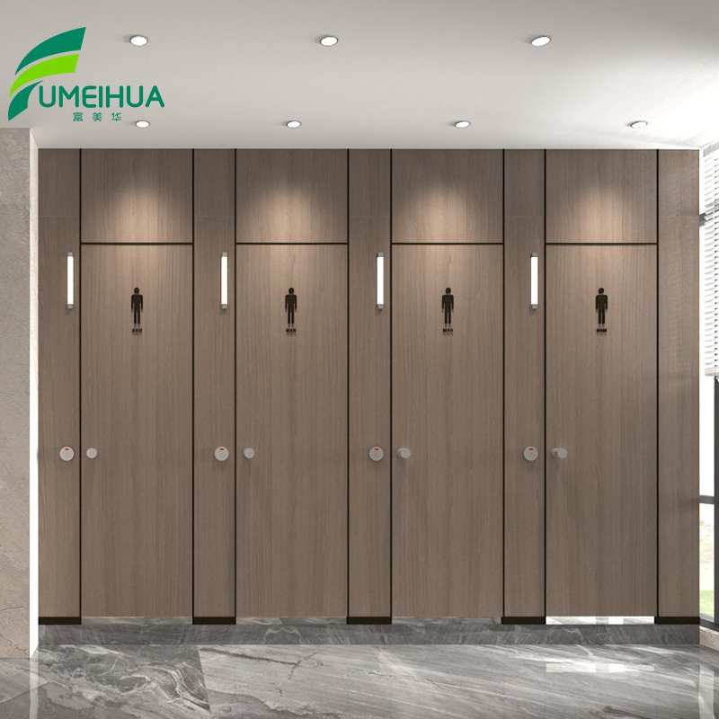 Floor to Ceiling HPL Honeycomb Toilet Cubicle Partition