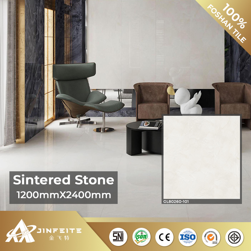 Beige Jade Marble Design Sintered Stone 80*260cm Warm Colour Wholesale Price Foshan Factory